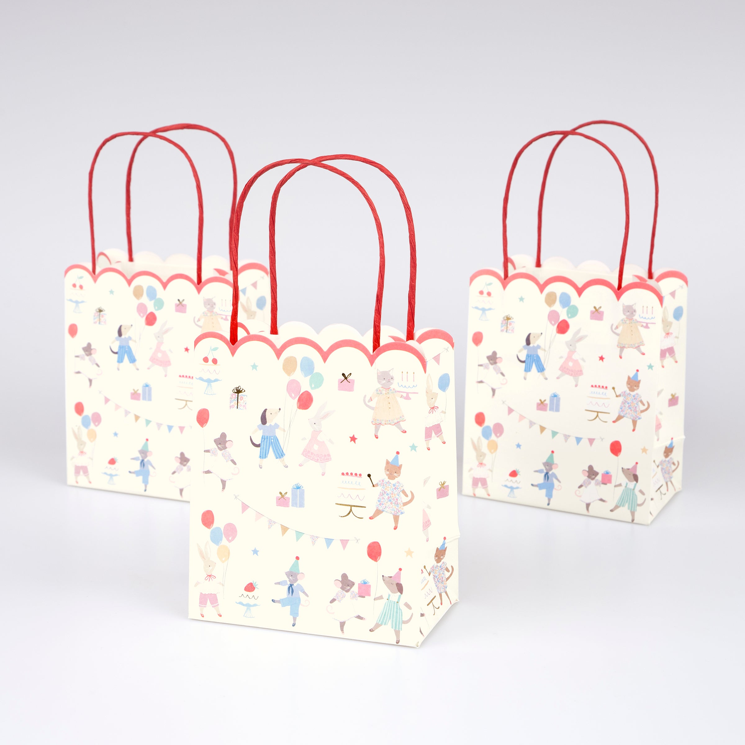 animal bag cheerful mary in the rain Meri Meri Animal Friends Party Bags (x 8)