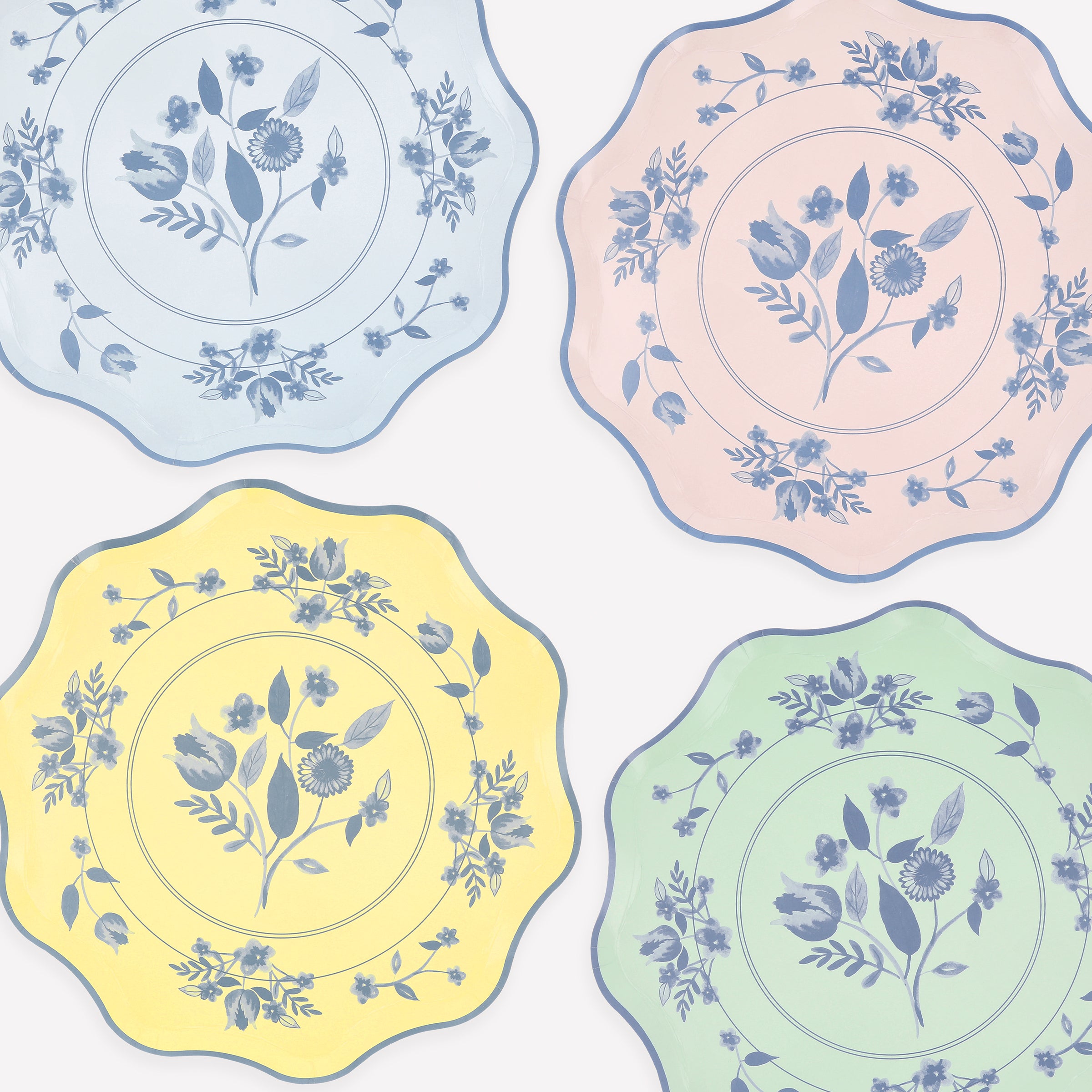 Mixed Pastel Dinner Plates – Meri Meri