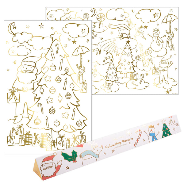 Christmas Coloring Posters