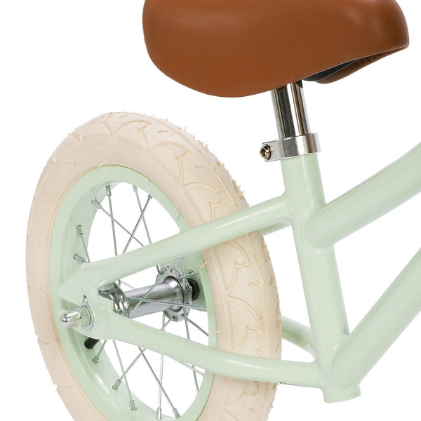 Balance Bike with Basket - Pale Mint