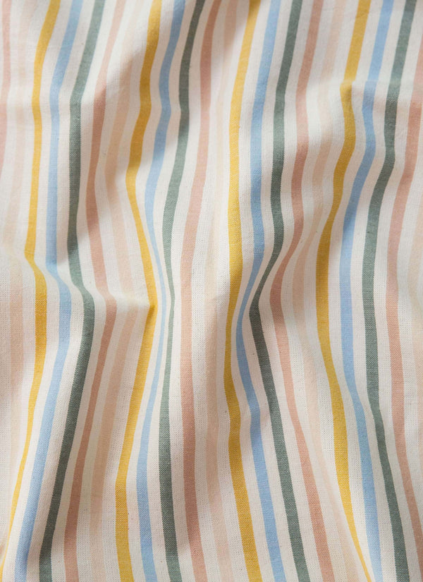 Multi Stripe Spring Pastel Tablecloth