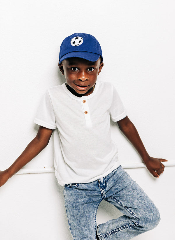 Soccer Patch Baseball Hat