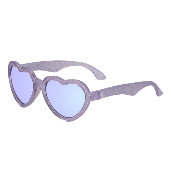 Lavender Shimmer Mirrored Lense Sunglasses