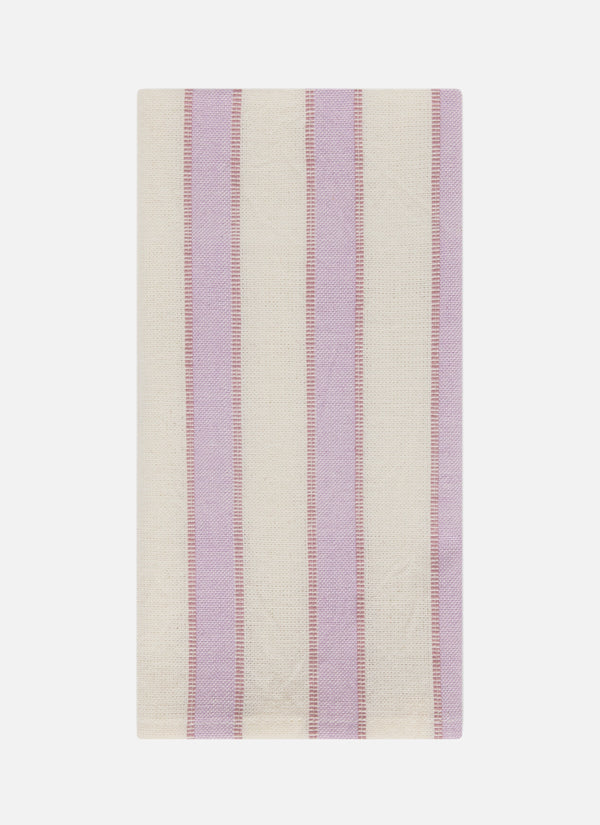 Striped Lilac & Cream Napkins