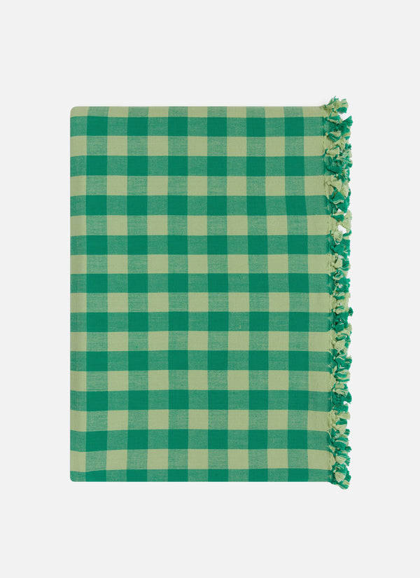 Gingham Lime Tablecloth