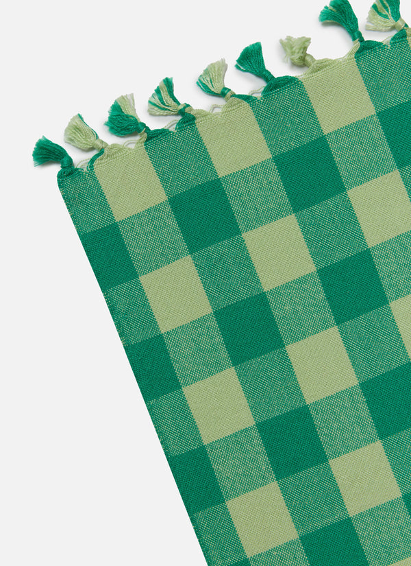 Gingham Lime Tablecloth