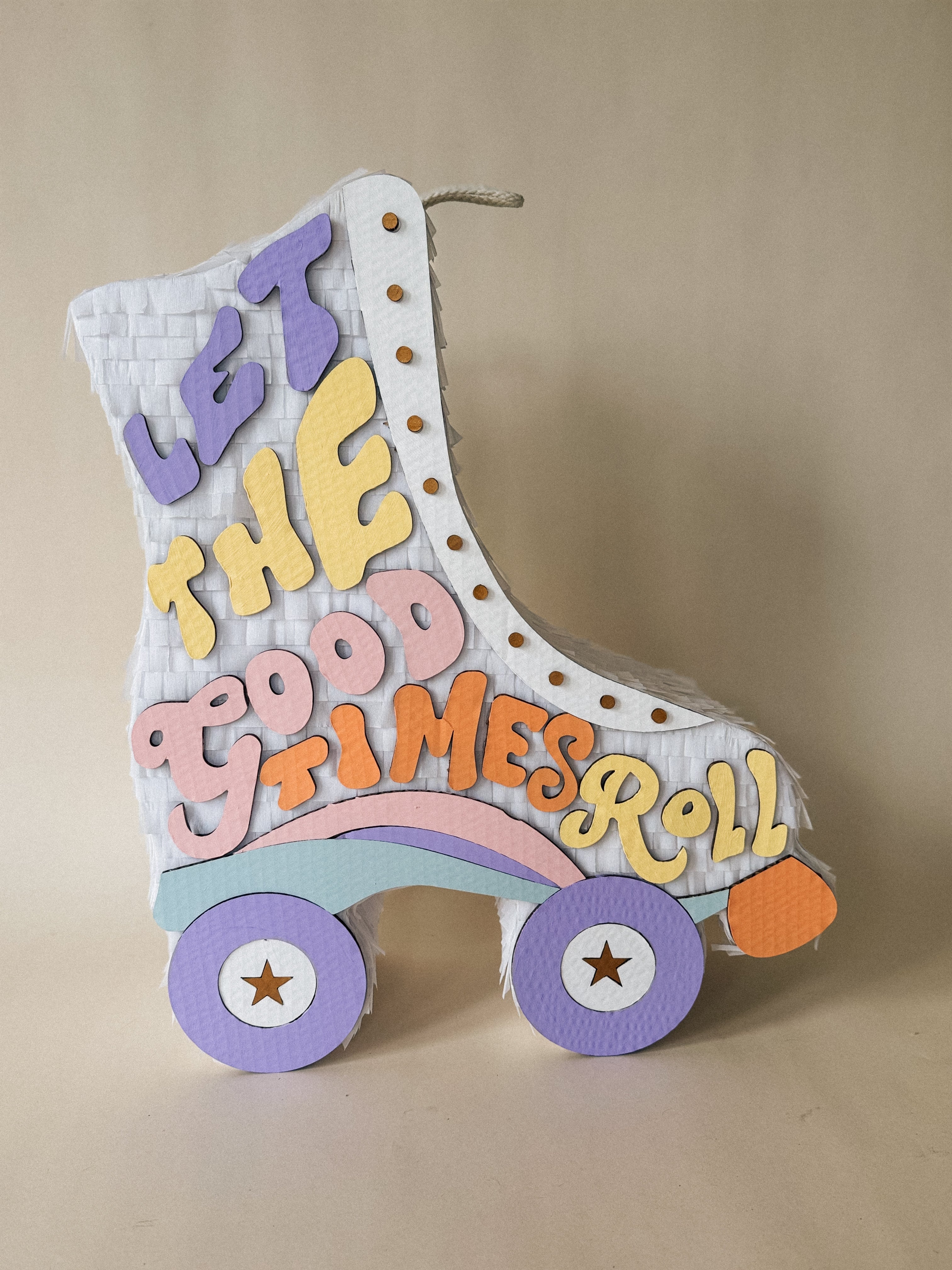 Meri Meri x Mama's Piñatas Groovy Roller Skate Piñata