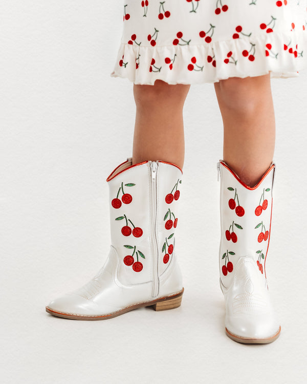 Cowgirl Wild Cherry Boots