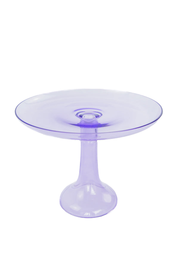 Lavender Glass Cake Stand