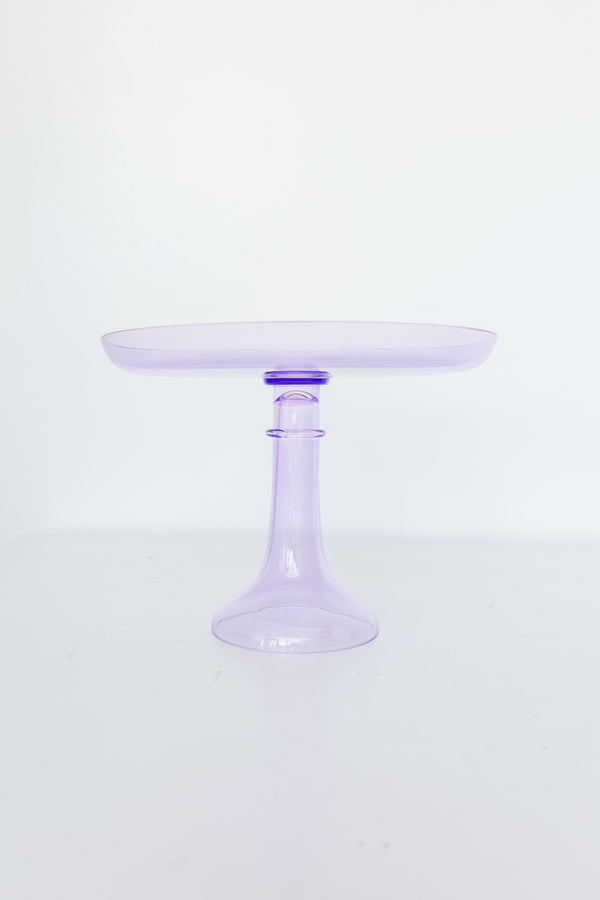 Lavender Glass Cake Stand