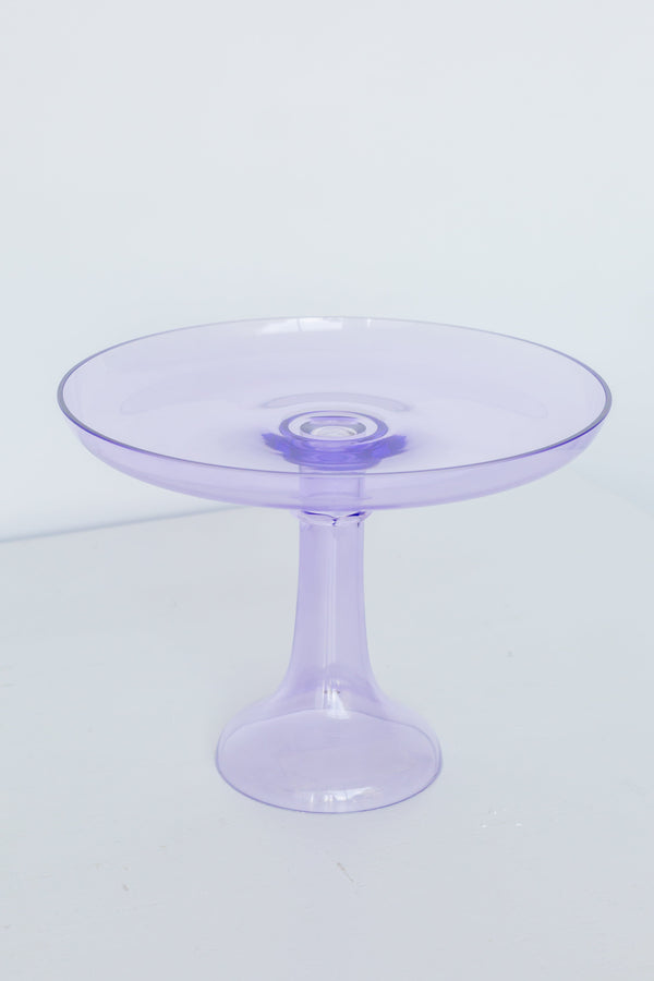 Lavender Glass Cake Stand