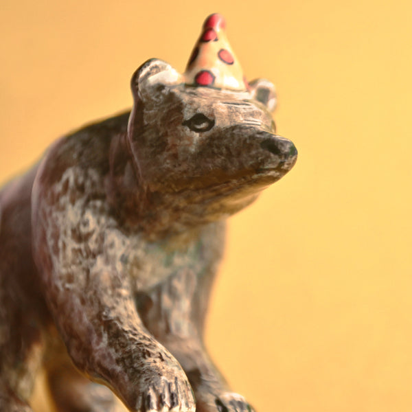 Brown Bear Porcelain Cake Topper