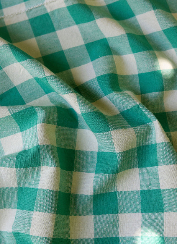 Gingham Lime Tablecloth