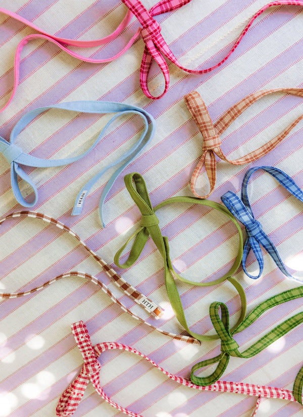 Striped Lilac & Cream Tablecloth