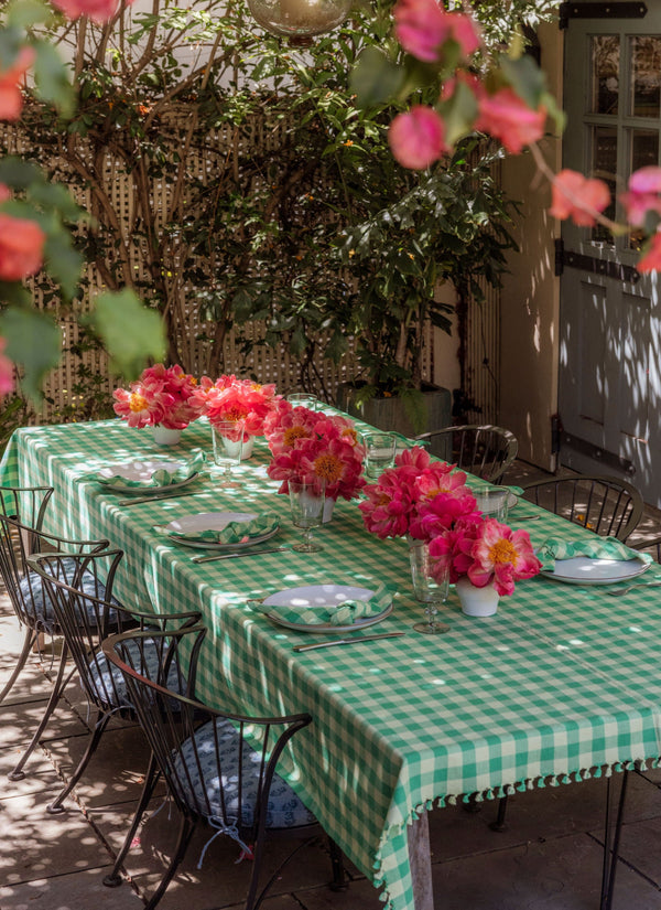 Gingham Lime Tablecloth