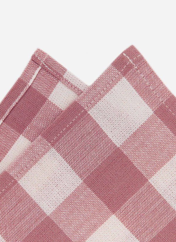 Gingham Rosa Napkins