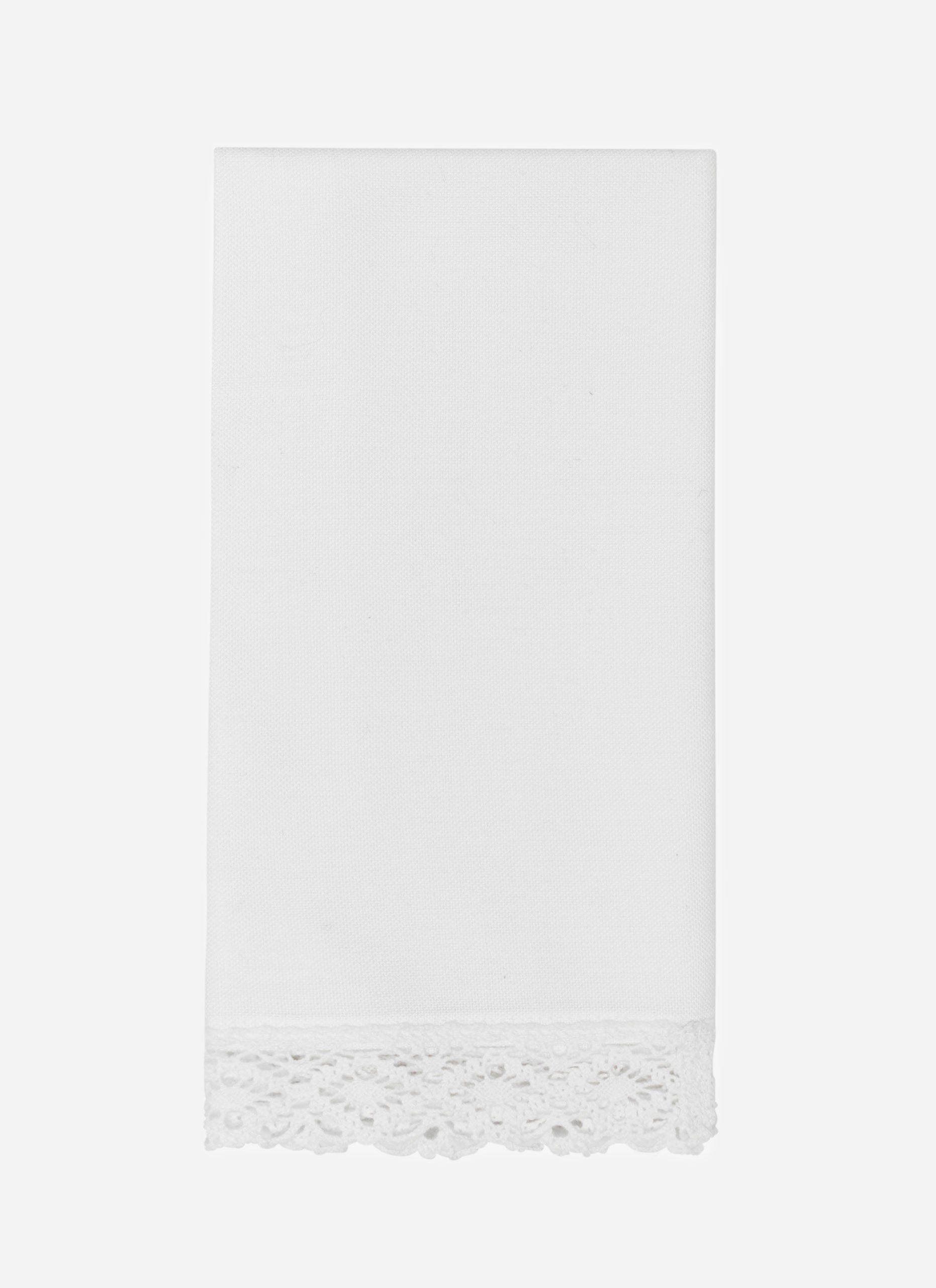 Lace White Napkins - Thumbnail 2