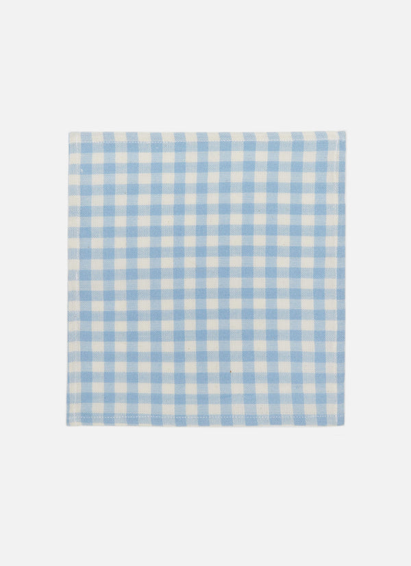 Mini Gingham Baby Blue Kid Napkins