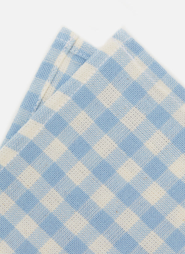 Mini Gingham Baby Blue Kid Napkins