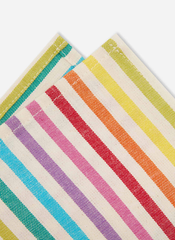 Multi Stripe Rainbow Napkins