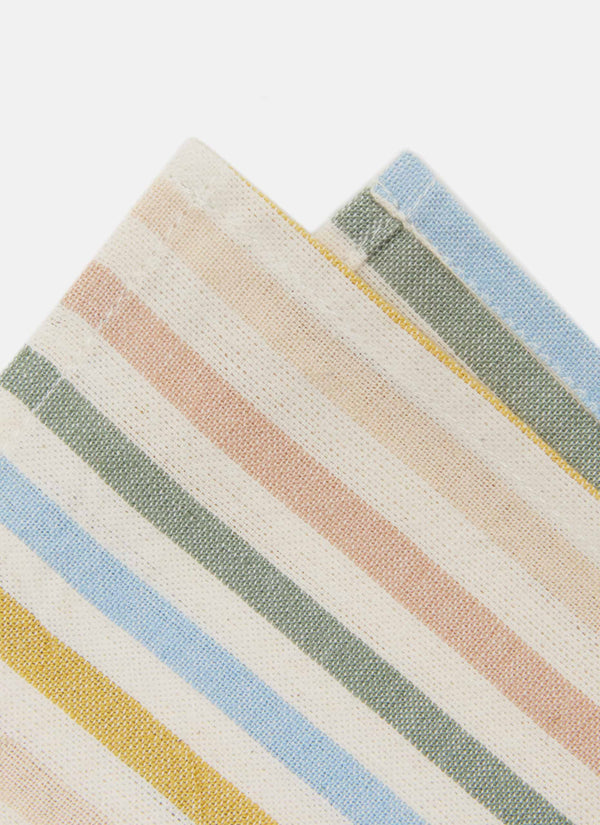 Multi Stripe Spring Pastel Napkins