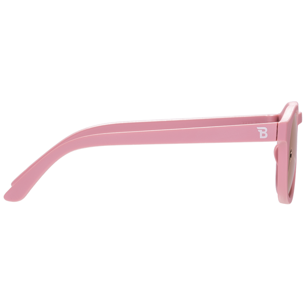 Pink Keyhole Mirrored Lense Sunglasses