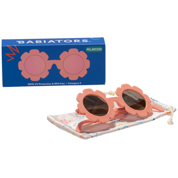 Peachy Keen Flower Sunglasses