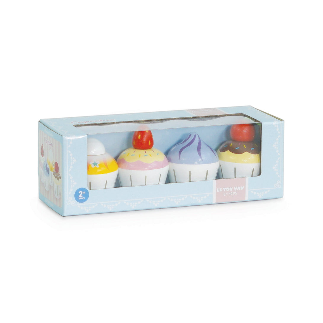 Wooden Cupcake Play Food Set – Meri Meri