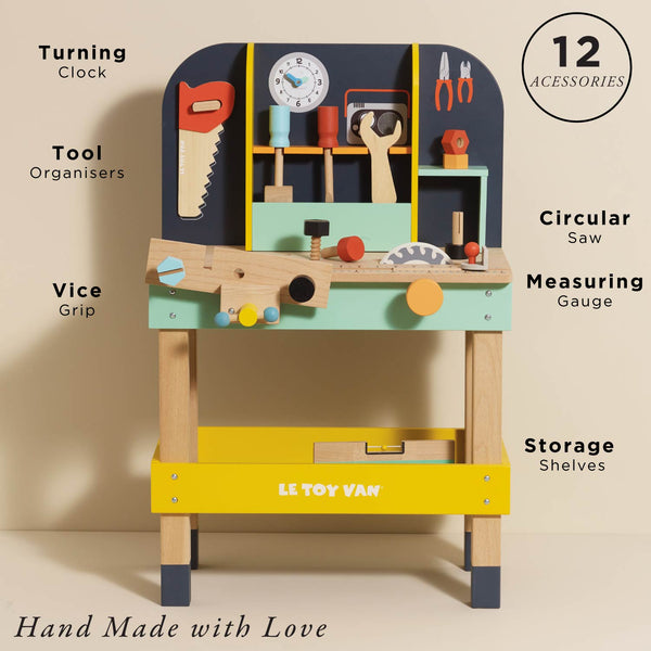 Toy Work Bench & Tool Set