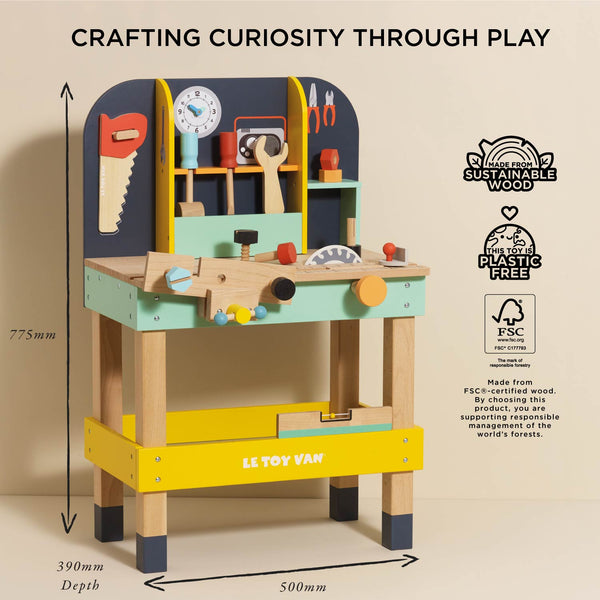 Toy Work Bench & Tool Set