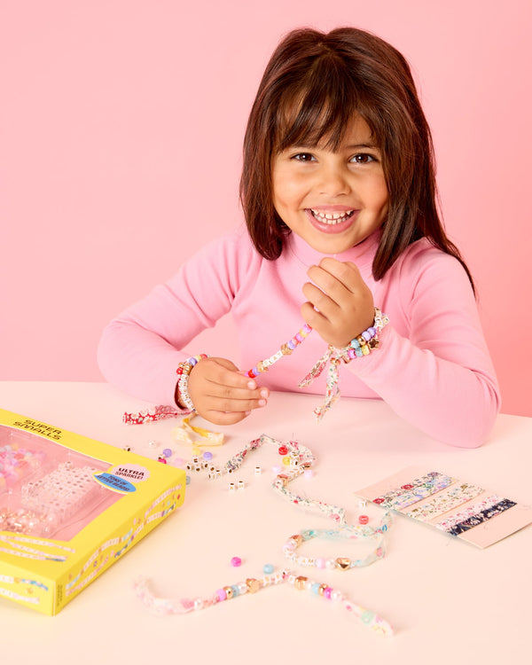 Super Gems Fabric Bracelet Kit