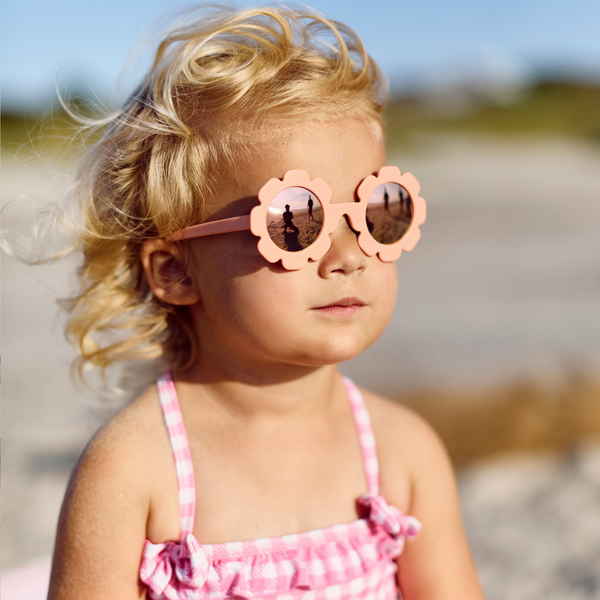 Peachy Keen Flower Sunglasses