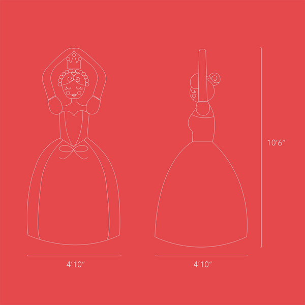 Ballerina Giant Outdoor Inflatable Decoration