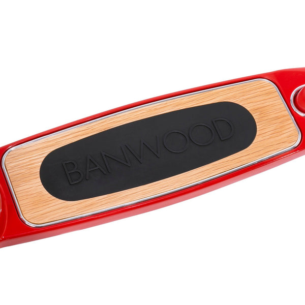 Scooter with Basket - Red