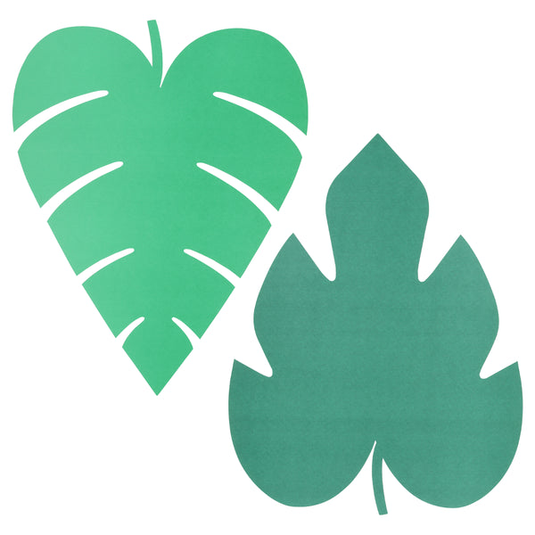 Add an exotic touch to a jungle themed party with our paper placemats, in the shape of tropical leaves for a fun look. Image1