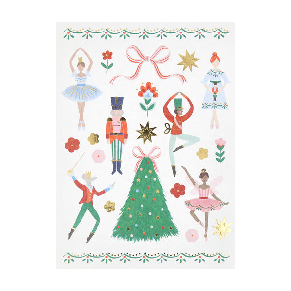 Use our Christmas stickers, with a Nutcracker ballet theme, to create wonderful effects to gift tags, cards and more. Image2