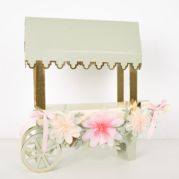 Meri Meri x Ladurée Paris Macaron Cart Centerpiece Image1