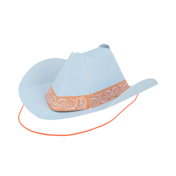 Our mini party hats are made in the shape of Western hats, crafted from paper in 8 fabulous colors. Image5
