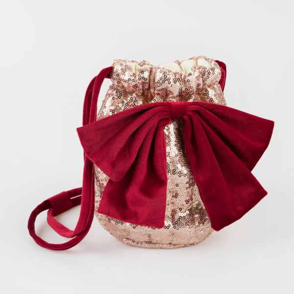 Vintage Rose Sequins Bows & Arrows Bag online