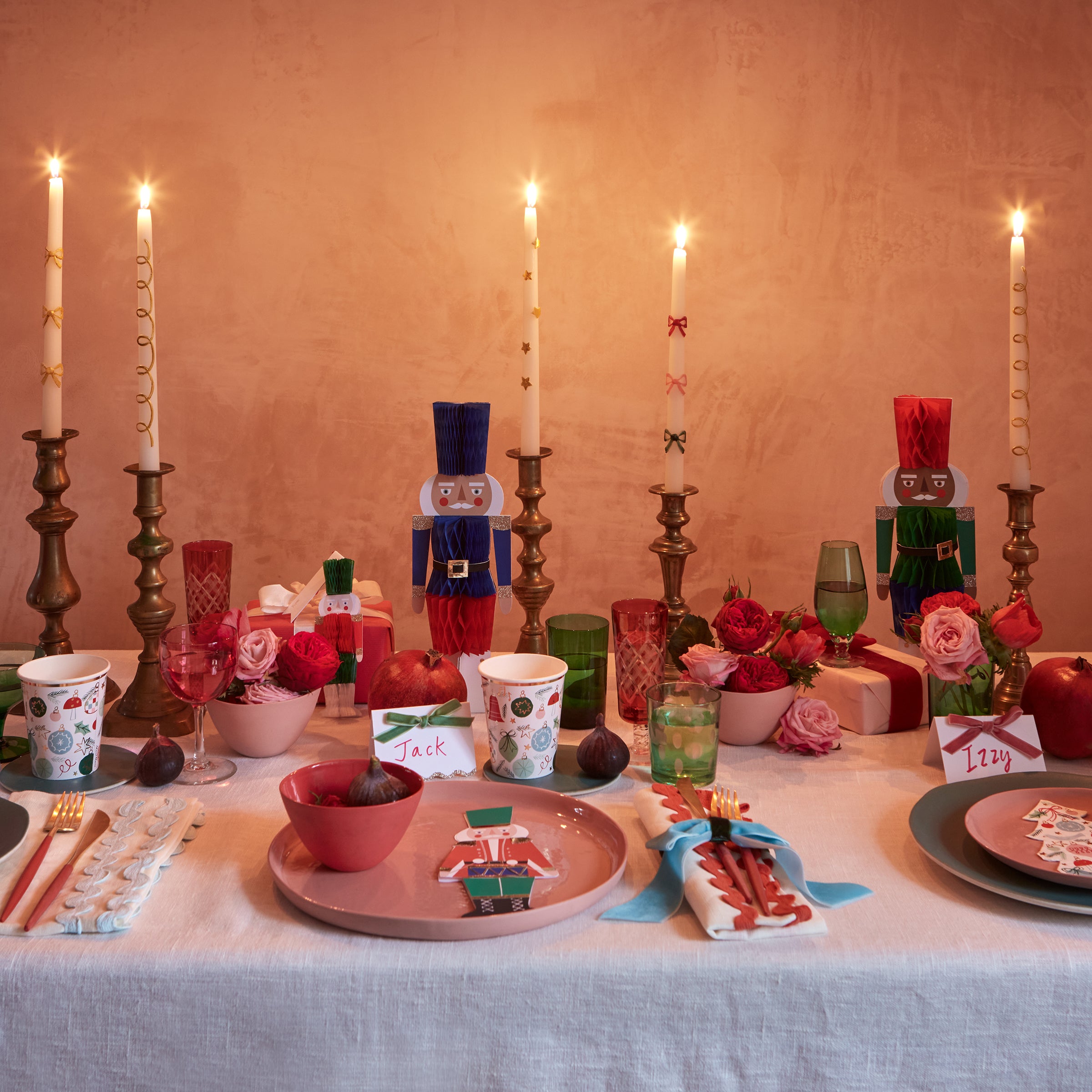  Marye-Kelley Nutcracker Christmas Home décor • Tissue Box Cover  • Paper Mache • Nutcracker Gifts : Home & Kitchen