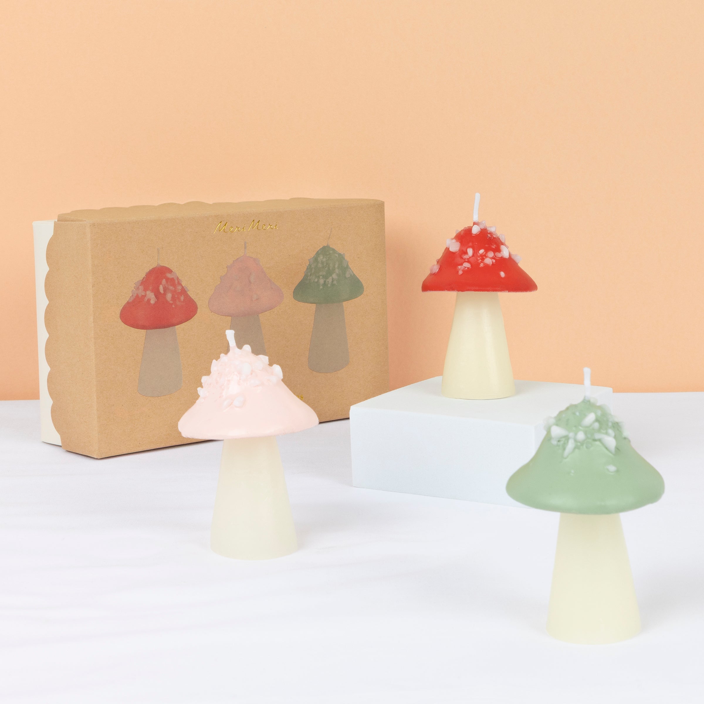 Mushroom Candles (x 3) - Thumbnail 3