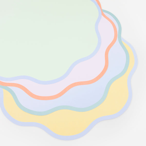 Make your Easter dinner, or any spring party, look amazing with our fun pastel paper placemats. Image3