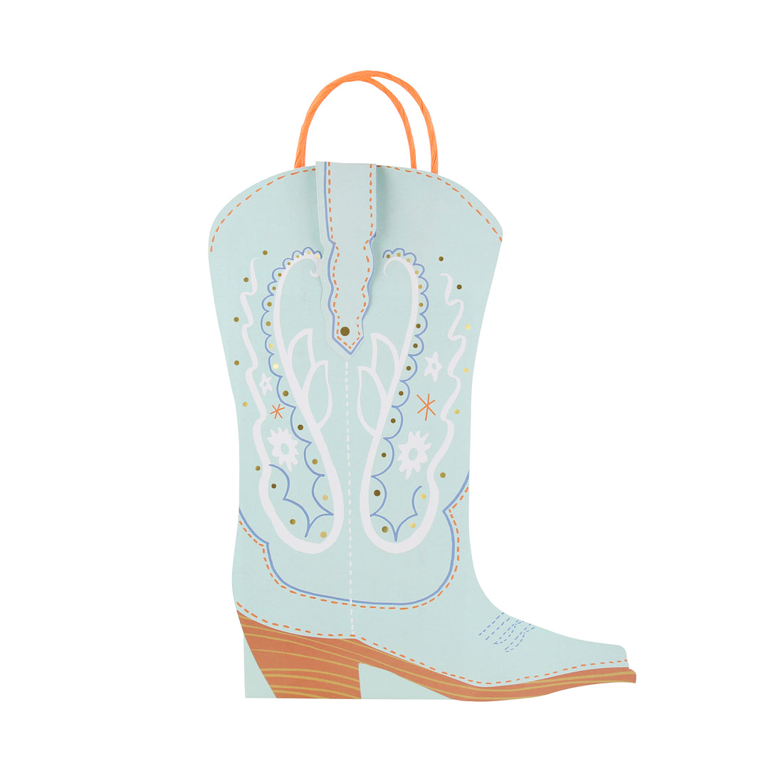 Our western boot party bags are perfect for a western party, fun and colorful with room to pack with party bag gifts.