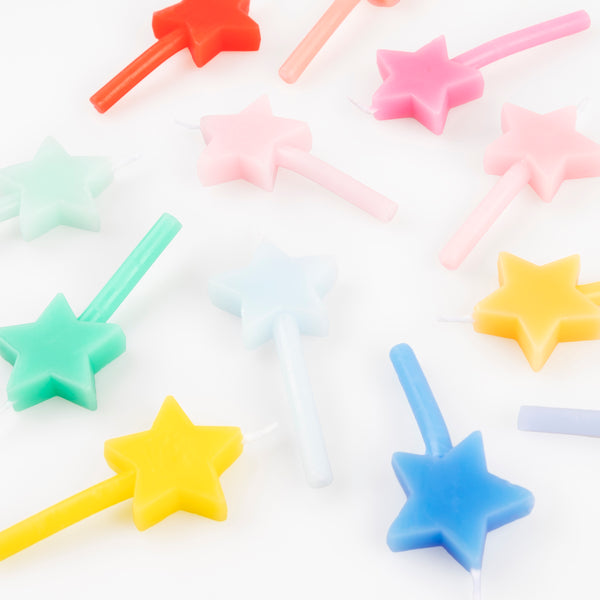 Use our mini star candles to add color and fun to cakes and cupcakes, idea for birthday cakes, baby showers and award celebrations. Image3