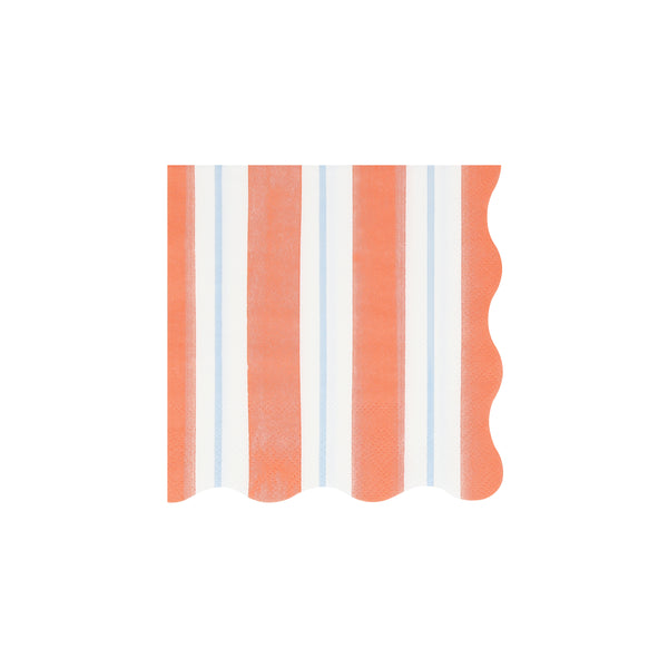 Our striped napkins, crafted from 3-ply paper, are ideal for picnics, garden parties, beach parties and pool parties. Image5