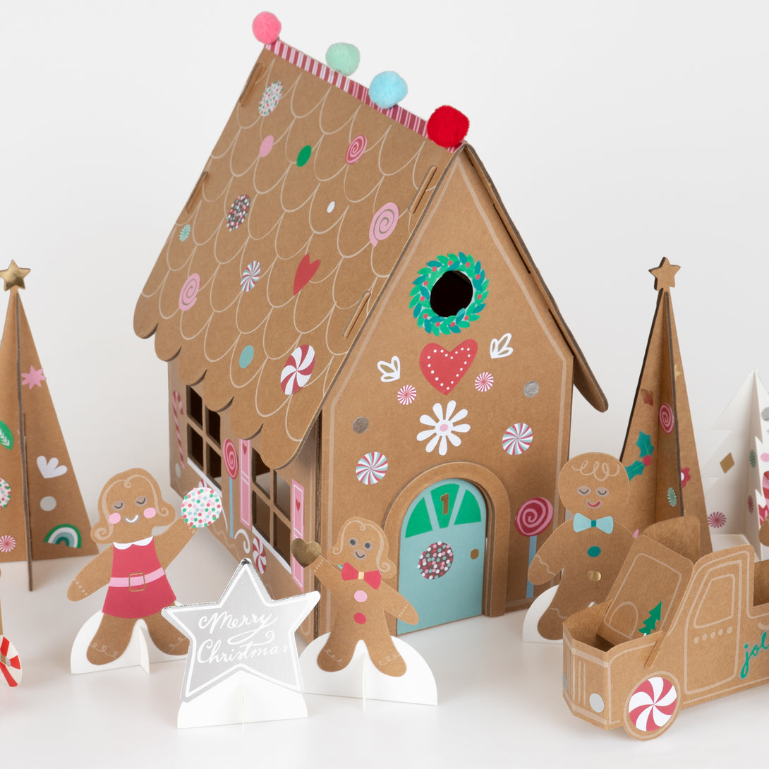 Gingerbread Sticker Sticker Advent Calendar – Meri Meri