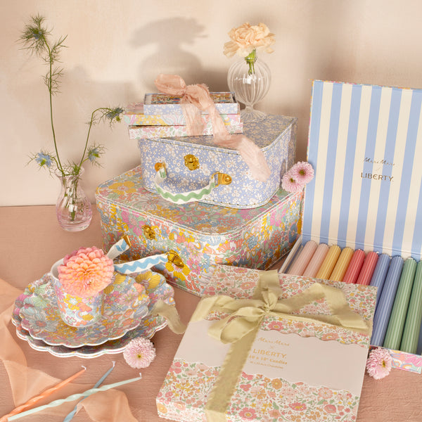Meri Meri x Liberty Rainbow Garden Candle Gift Box (x 10)