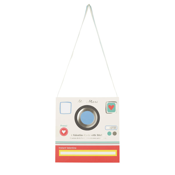 Our kids Valentines cards are designed to look like a camera and also include Valentines stickers, a fabulous Valentines gift. Image6