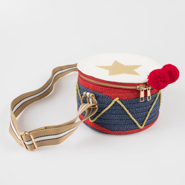 Our fabulous drum bag is not only great for Christmas style, but it has wooden drumsticks you can play it with too. Image3