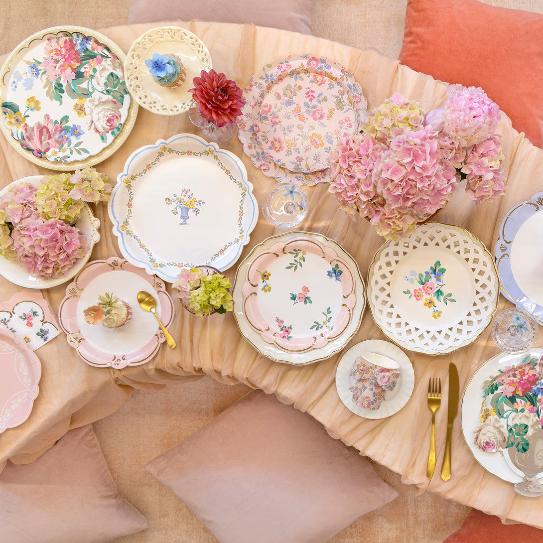 Pink Floral Plates – Meri Meri